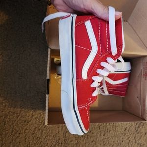 12.5 Red toddler Vans